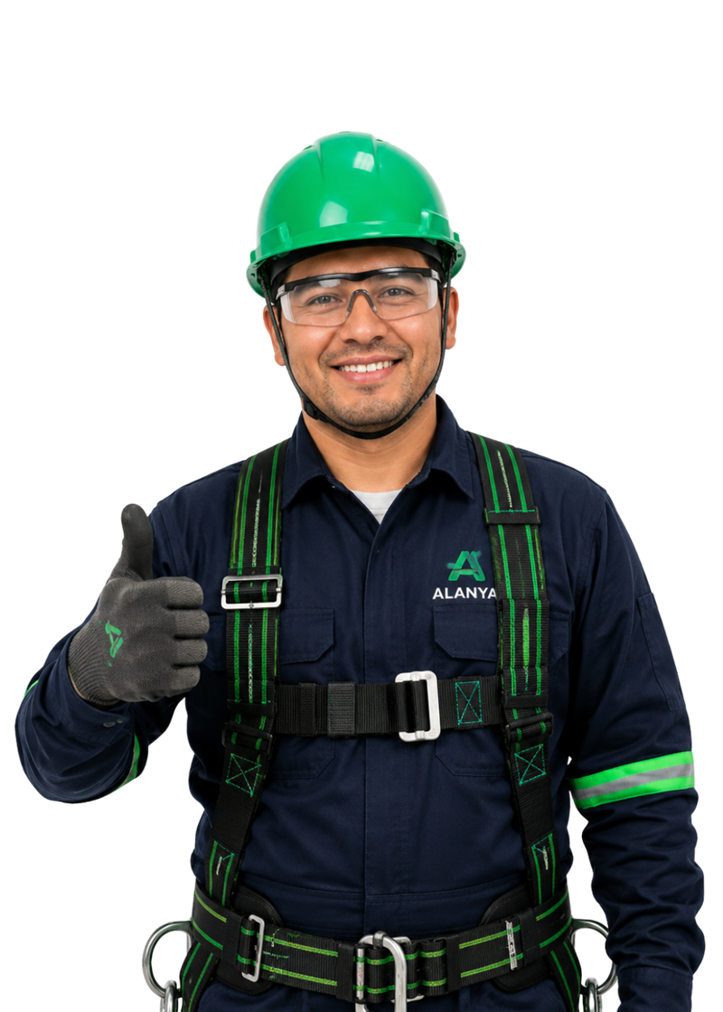 Técnico especializado del equipo de Alanya Pinturas